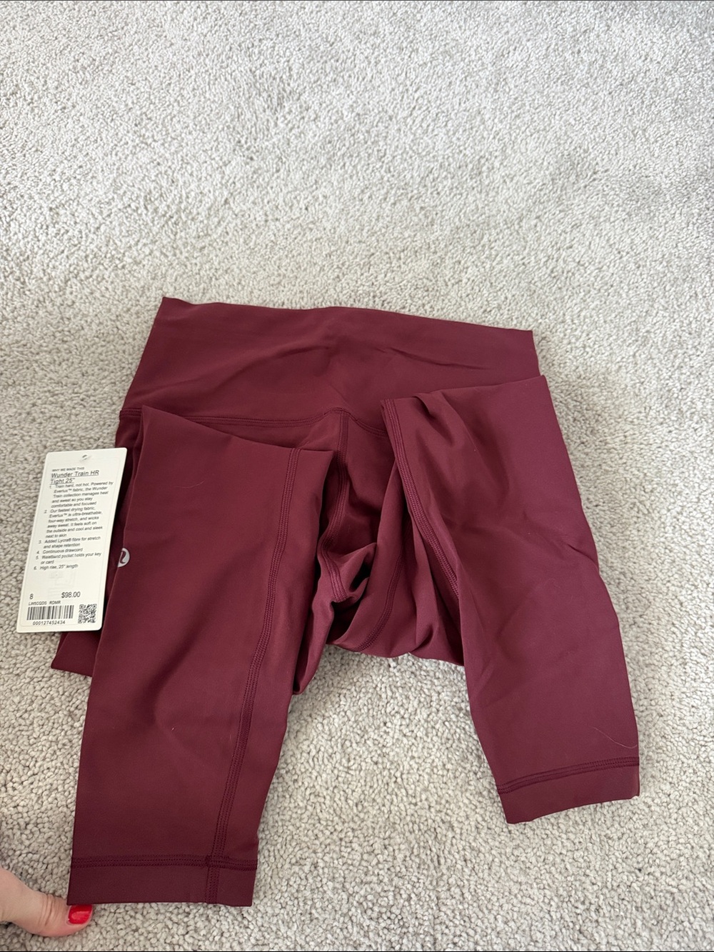Lululemon Wunder Train HR leggings 25”